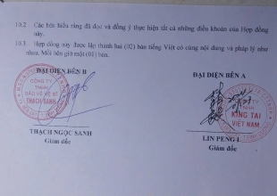 DỰ ÁN BẢO VỆ CÔNG TY TNHH KING TAI 